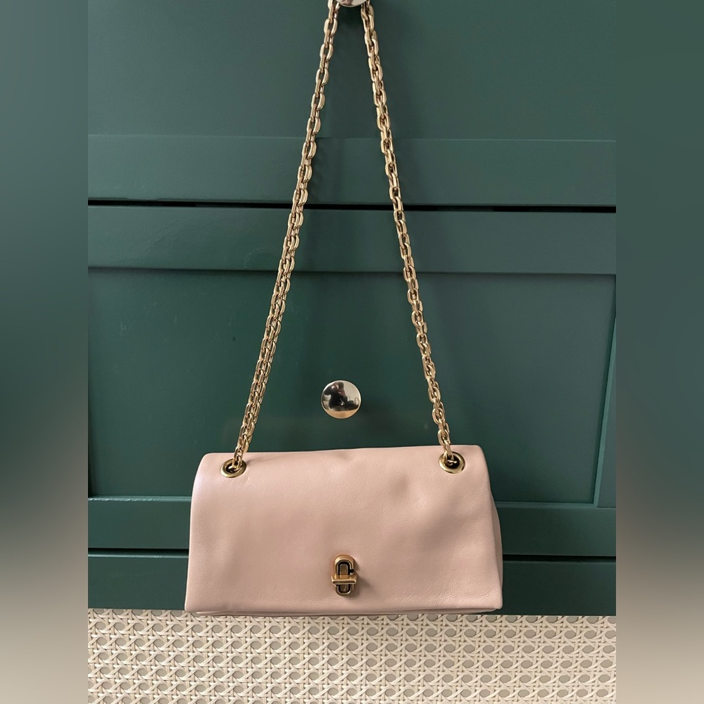 Marc Jacobs The Dual Chain Leather Mini Shoulder Bag